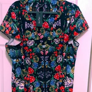 Brand New City Chic Floral Dress XL/22